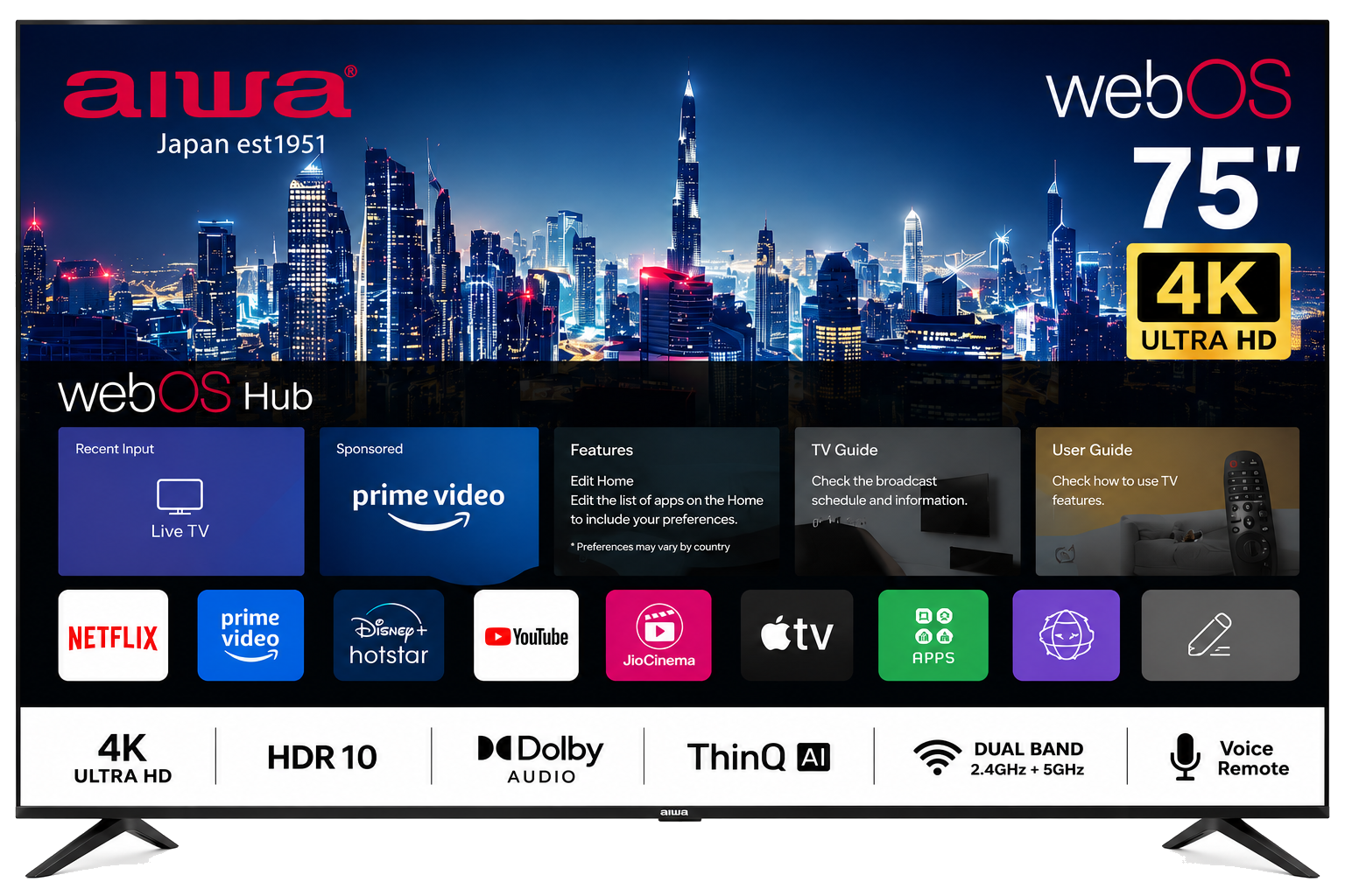 75" WebOS LED TV